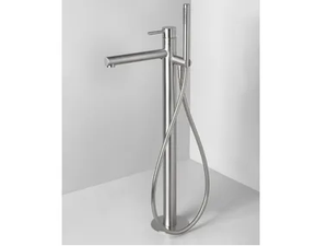 DMB 0031124X - Floor standing stainless steel bathtub mixer _ Super Inox